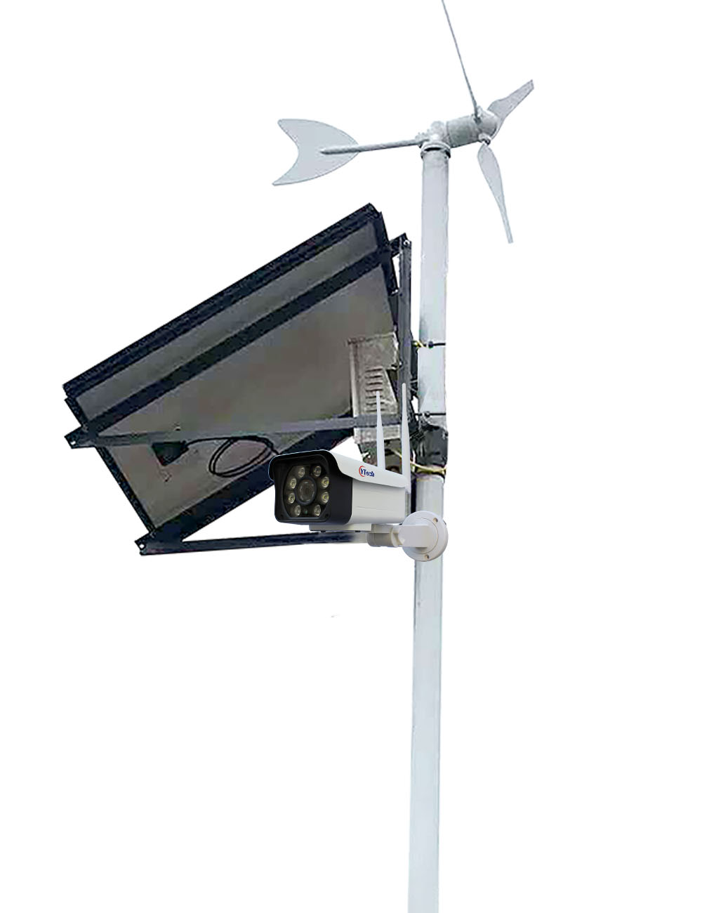 KSB Series 150W Solar&wind energy 2.0M Pixels HD IR waterproof IP Camera Kit