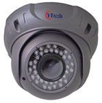 20M IR Waterproof 2.5X Manual Varifocal 700TVL HD CCD Dome Camera