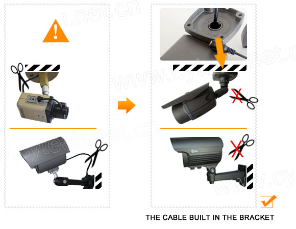 Hidden Threading Bracket